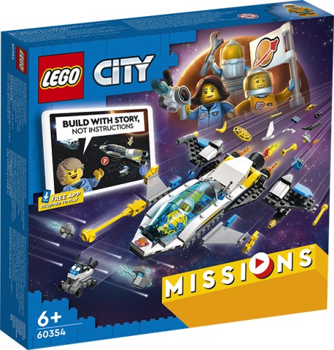 LEGO 60354 Lego city missions Missioni di esplorazione su marte